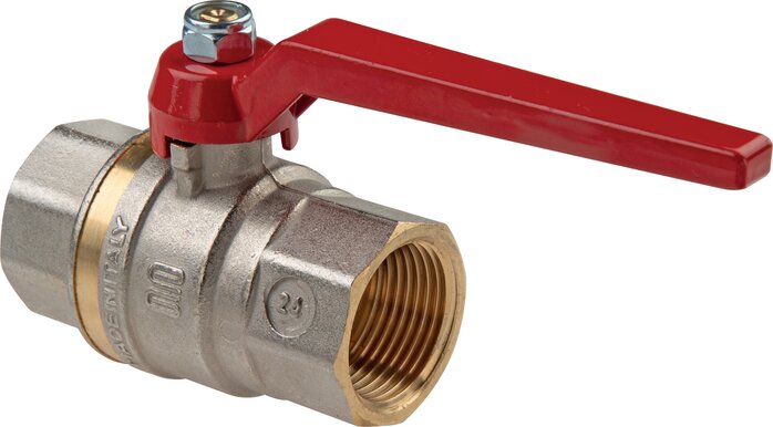 Exemplarische Darstellung: Kugelhahn 2-teilig, voller Durchgang, silikonfreie Fertigung