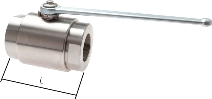 Zgleden uprizoritev: Stainless steel high-pressure ball valve, G 1 1/4" - G 4"