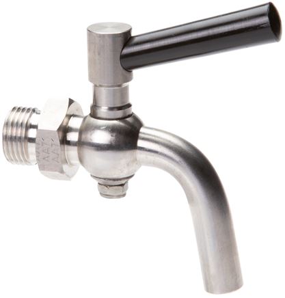 Zgleden uprizoritev: Stainless steel drain tap