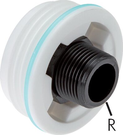 Zgleden uprizoritev: Barrel adapter (barrel thread S 56x4 Tri-Sure to R 3/4")