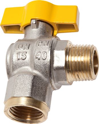 Zgleden uprizoritev: DVGW screw-in angle ball valve
