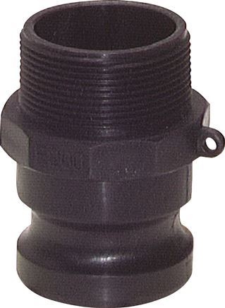 Zgleden uprizoritev: Quick coupling plug with male thread, polypropylene