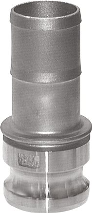 Zgleden uprizoritev: Quick coupling plug with grommet, stainless steel (1.4408)