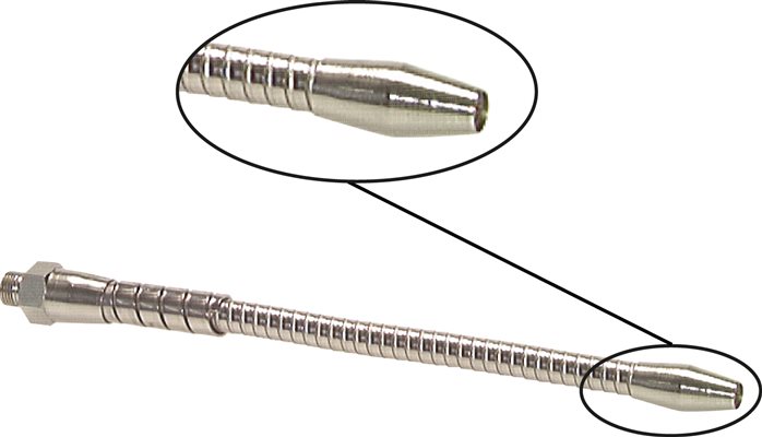 Príklady vyobrazení: Kovová hadice chladicí kapaliny, AG / tryska (standardní)