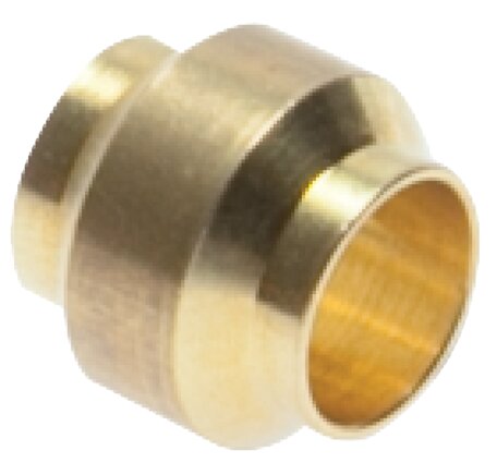 Exemplary representation: Clamping ring for brass screw connection, brass