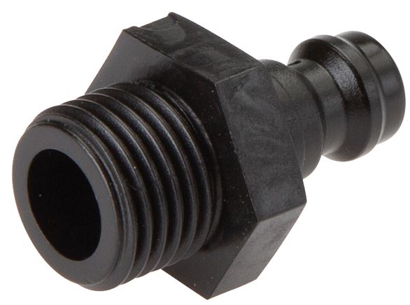 Exemplary representation: Coupling plug with threaded connection, POM