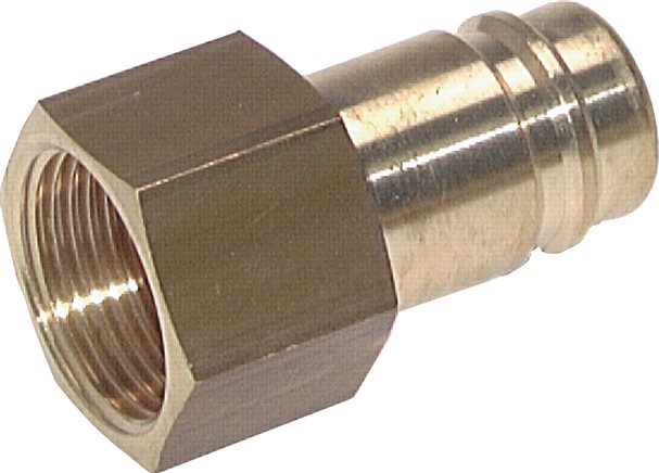 Zgleden uprizoritev: Coupling plug with female thread, brass