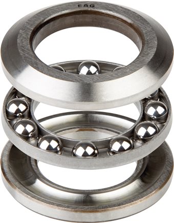 Zgleden uprizoritev: Axial deep groove ball bearing, spherical support