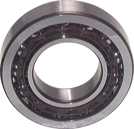 Zgleden uprizoritev: Single row angular contact ball bearing DIN 628, open
