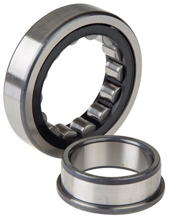 Zgleden uprizoritev: Cylindrical roller bearing DIN 5412, NJ (outer ring has two ribs, inner ring has one rib (angle ring))