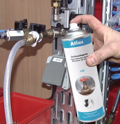 Exemple d'application: Spray de détection de fuites