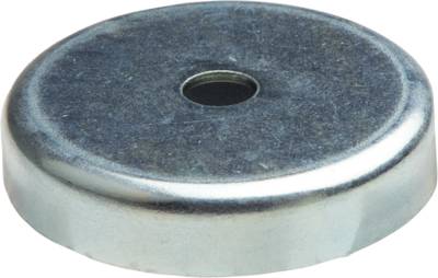 Exemplary representation: Hard ferrite pot magnet with conical recess