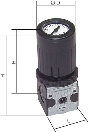 Zgleden uprizoritev: Pressure gauge regulator - Multifix