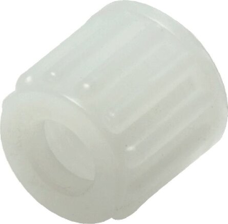 Exemplarische Darstellung: Rändelmutter aus PFA