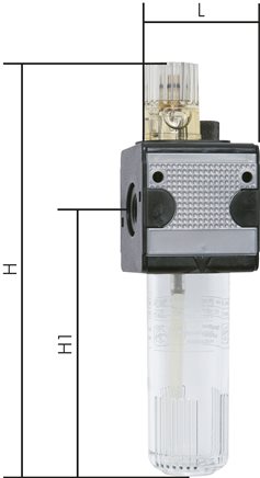 Exemplary representation: Micro mist lubricator - Multifix series 1 & 2