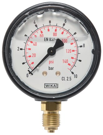 Exemplarische Darstellung: Glycerinmanometer, senkrecht