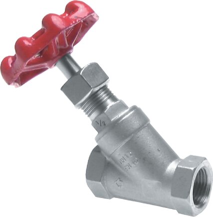 Zgleden uprizoritev: Angle seat socket shut-off valve (stainless steel)