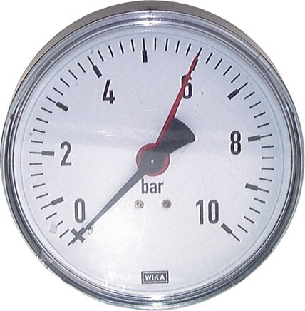 Wika Manometer waagerecht Ø 80, 100 mm, Klasse 2,5 - Landefeld
