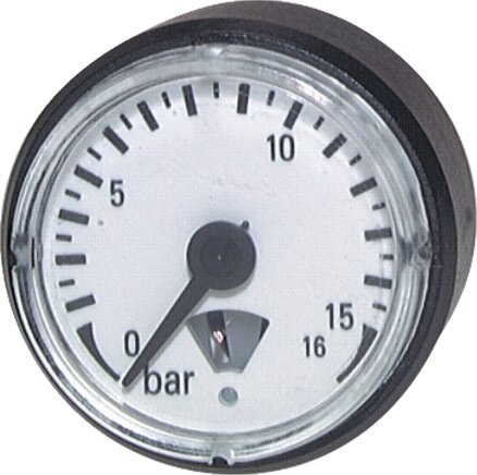 Principskitse: Mini-Manometer (23 mm)
