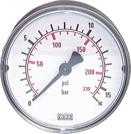 Exemplary representation: Pressure gauge, type MW ...40