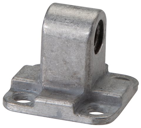 Zgleden uprizoritev: Swivel mounting bracket (Ø 12 - 25), for UNITOP compact cylinder, aluminium