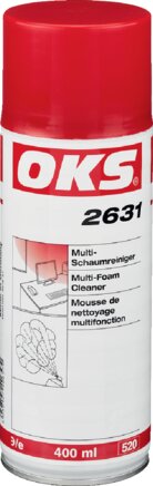 Exemplary representation: OKS foam cleaner (spray can)