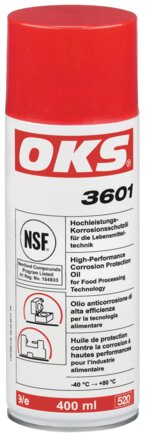 Principskitse: OKS korrosionsbeskyttelsesolie til fødevareteknologi (spraydåse)