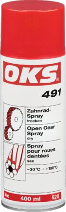 Exemplary representation: OKS gear spray (spray can)