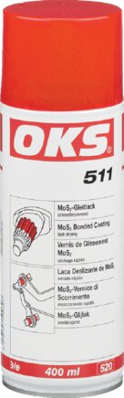 Principskitse: OKS MoS2 coating (spraydåse)