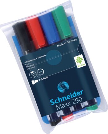 Wzorowy interpretacja: Markery do tablic i flipchartów firmy Schneider MAXX 290
