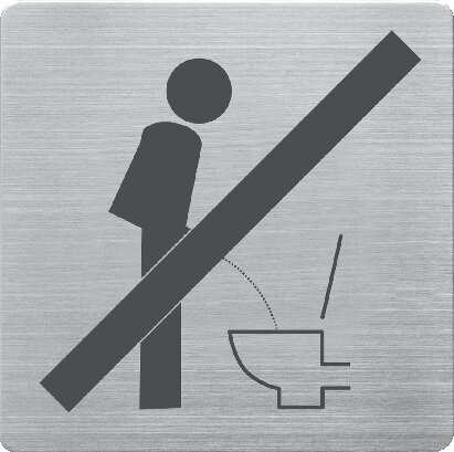 Exemplary representation: “Sit" sign
