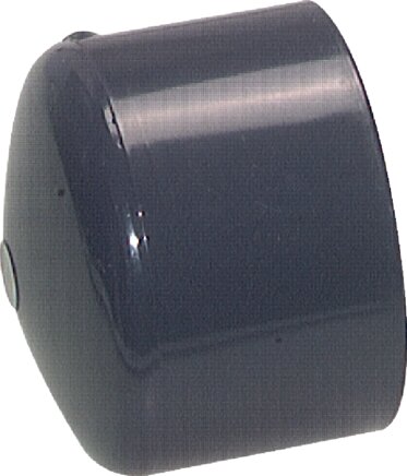 Exemplary representation: PVC sealing cap with adhesive sleeve
