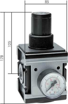 Exemplarische Darstellung: Druckregler - Multifix-Baureihe 4