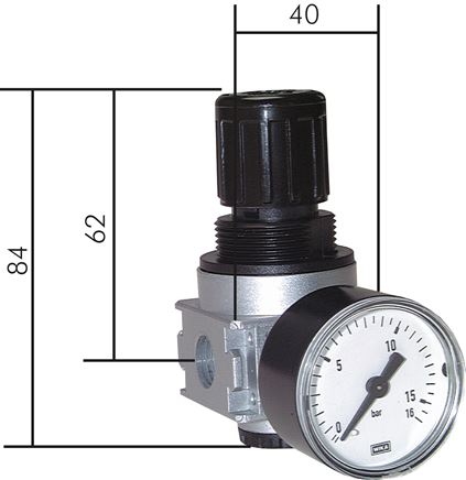 Exemplaire exposé: Régulateur de pression - gamme Multifix 0