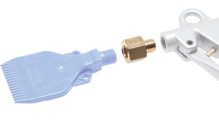 Exemplary representation: Adapter for nozzle mounting, brass