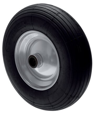 Zgleden uprizoritev: Pneumatic wheel (sheet steel rim, roller cage bearing & grooved profile)