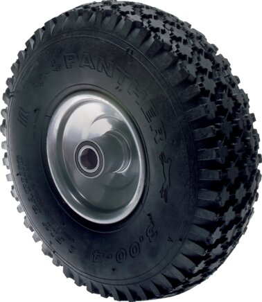 Zgleden uprizoritev: Pneumatic wheel (sheet steel rim, ball bearing & cleat profile profile)