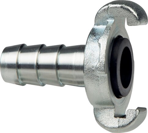 Exemplaire exposé: Raccord de compression avec gaine de tuyau et collier de sécurité, acier galvanisé, joint NBR