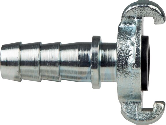 Exemplaire exposé: Raccord de compression avec gaine de tuyau et collier de sécurité, acier galvanisé, joint NBR