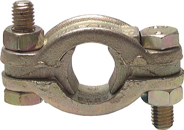 Exemplary representation: Hose clamp, 2-part with loose tongues
