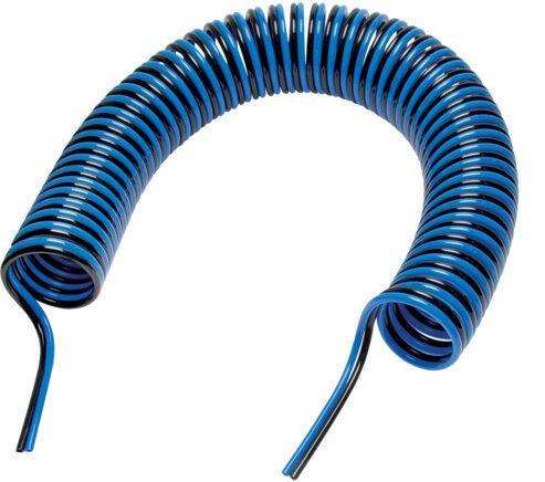 Exemplary representation: Polyamide duo spiral hose (2-fold)