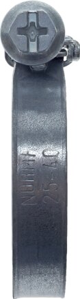 Príklady vyobrazení: Hadicová objímka (NORMA pozinkovaná ocel, W1)