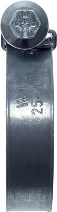 Zgleden uprizoritev: Hose clamp (NORMA galvanised steel, W1)