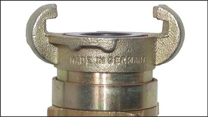 Application examples: Safety compressor coupling, turned back seal - easy coupling possible