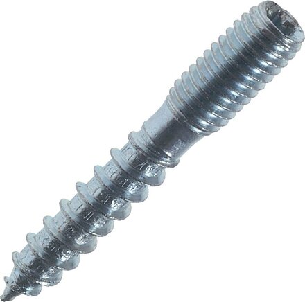 Zgleden uprizoritev: Hanger bolt (galvanised steel)