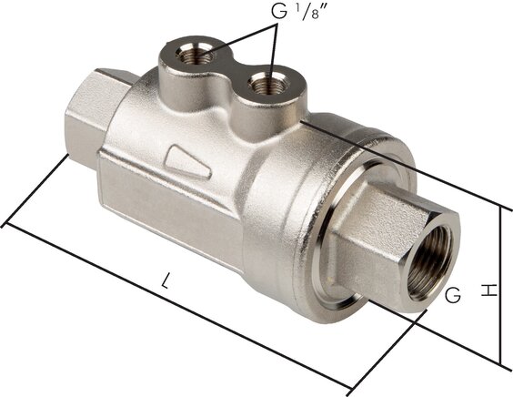 Zgleden uprizoritev: Shut-off valve, pneumatically actuated