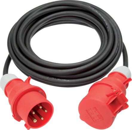 Príklady vyobrazení: Prodlužovací kabel CEE (400V / 16A)