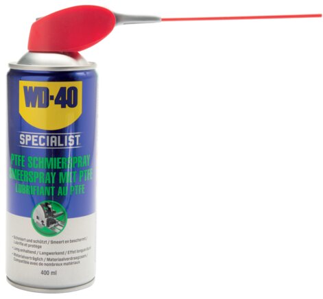 Exemplary representation: WD-40 PTFE lubricating spray 400 ml