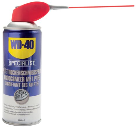 Exemplary representation: WD-40 PTFE dry lubricant spray 400 ml