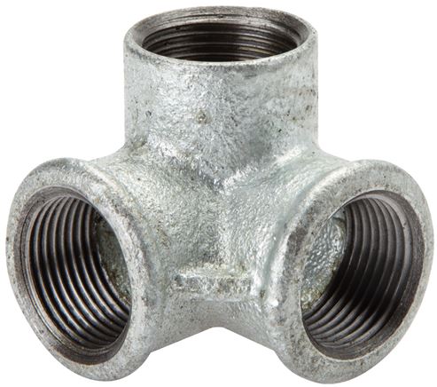 Exemplary representation: Angle distributor with female thread, galvanised malleable cast iron, type 221/Za1